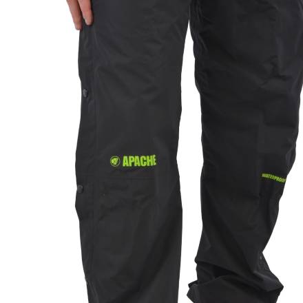 Apache Quebec Waterproof Over Trousers Black Large (36"-38" Waist)